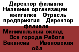 Директор филиала › Название организации ­ Zажигалка › Отрасль предприятия ­ Директор филиала › Минимальный оклад ­ 1 - Все города Работа » Вакансии   . Ивановская обл.